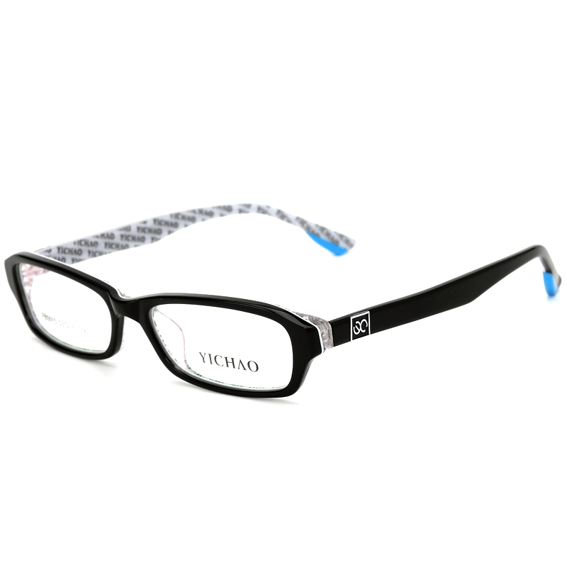 億超F(xiàn)B5015C1黑色 全框 經(jīng)典板材 男女通用 休閑方形 框架眼鏡