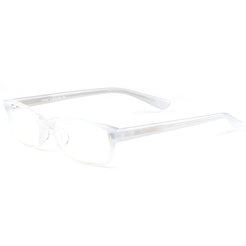 億超F(xiàn)B5024C2白色 新品  男士 薄片板材系列眼鏡