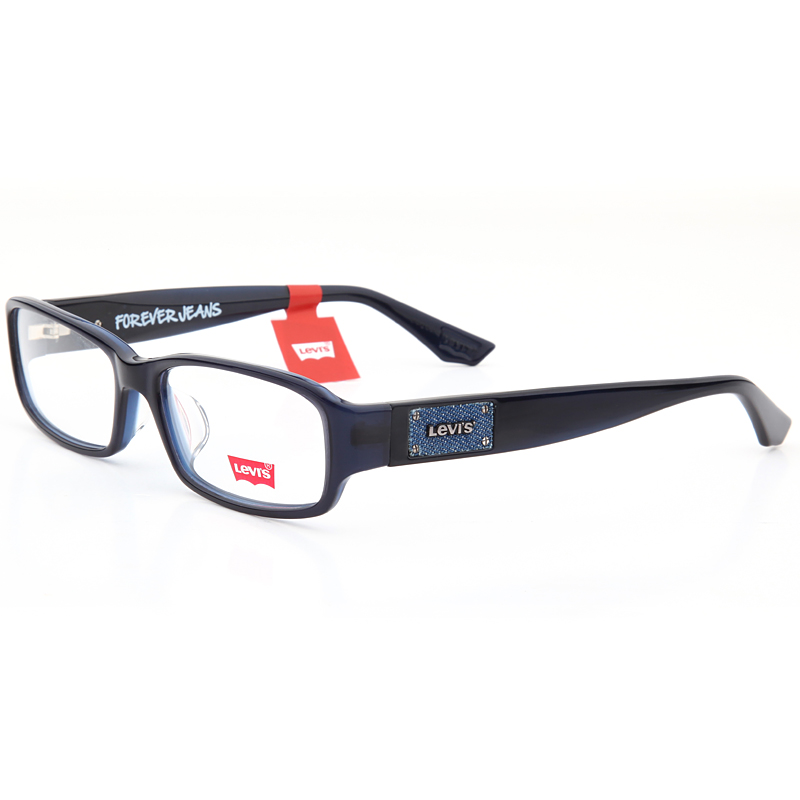 李維斯LS06132板材 C03深藍(lán)色 時尚男士 全框 近視眼鏡