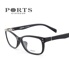 新款寶姿近視眼鏡框 板材女款近視鏡架 POF14303黑色