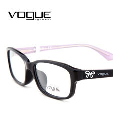 新品潮款時(shí)尚女士 沃格VO2857D板材2071黑紫全框近視框架眼鏡
