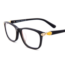 新品億超女休閑時(shí)尚板材眼鏡全框近視框架眼鏡V90025C1黑色