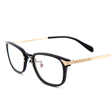 億超新品經(jīng)典質(zhì)感板材女潮款全框中碼近視框架眼鏡704C1A黑框金腿