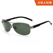 億超太陽(yáng)鏡 YC9015槍色 男士專用 近視墨鏡 大框 帶度數(shù)的太陽(yáng)鏡