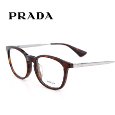 普拉達(dá)板材金屬VPR 01PA玳瑁色2AU1O1男士全框近視眼