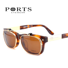 1.4寶姿板材POM13307CD玳瑁色休閑大碼男女同款近視眼鏡架