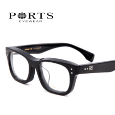 寶姿POM13210黑色BK板材潮款大碼中性近視鏡架