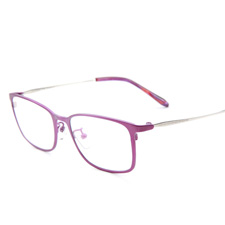 億超F(xiàn)G60007紫色C42純鈦商務(wù)均碼中性近視鏡架