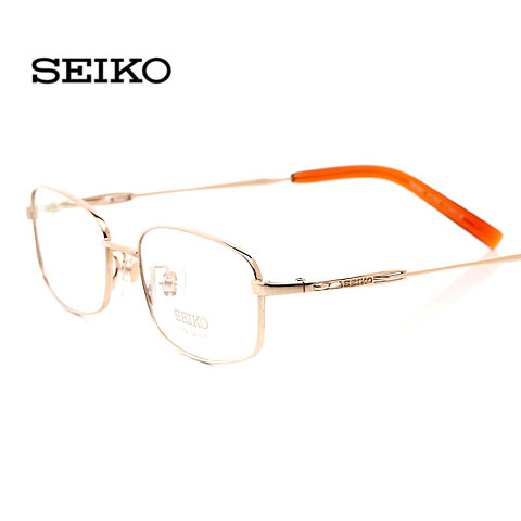 精工H1060C1金色 純鈦眼鏡 男士框架眼鏡