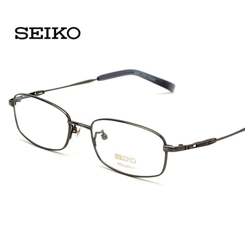 精工H1060C74槍色 純鈦眼鏡 男士框架眼鏡