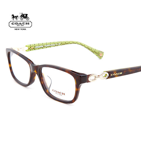 蔻馳板材0HC6052F深玳瑁色5232全框女士近視眼鏡框架